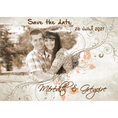 Save the date Mérédith et Grégoire