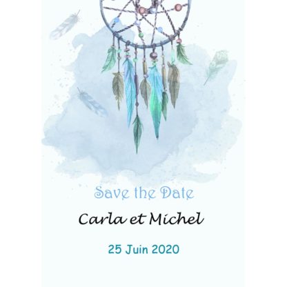 Save the date Carla et Michel