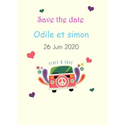 Save the date Odile et Simon