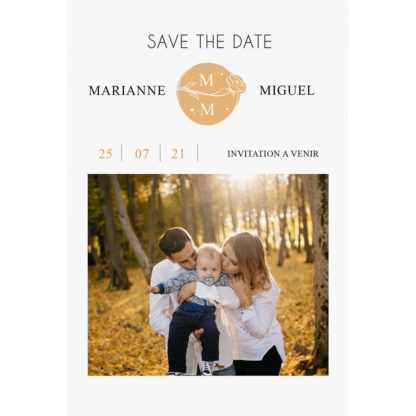 Save the date Marianne et Miguel