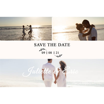 Save the date Juliette et Eric