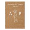 Etiquette bouteille de vin - Elégance champêtre ( vendu par 4 ) – Image 2