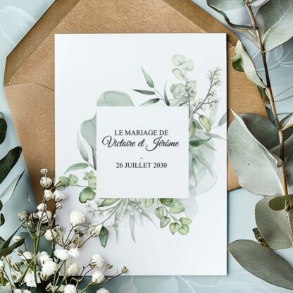 Faire-part de mariage - Brise d’Eucalyptus