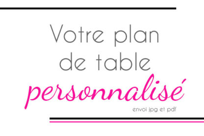 Plan de table